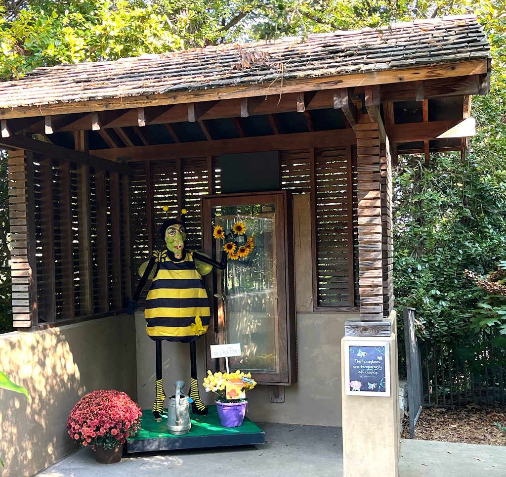 Bee-atrice the Pollinator at Atlanta Botanical Gardens