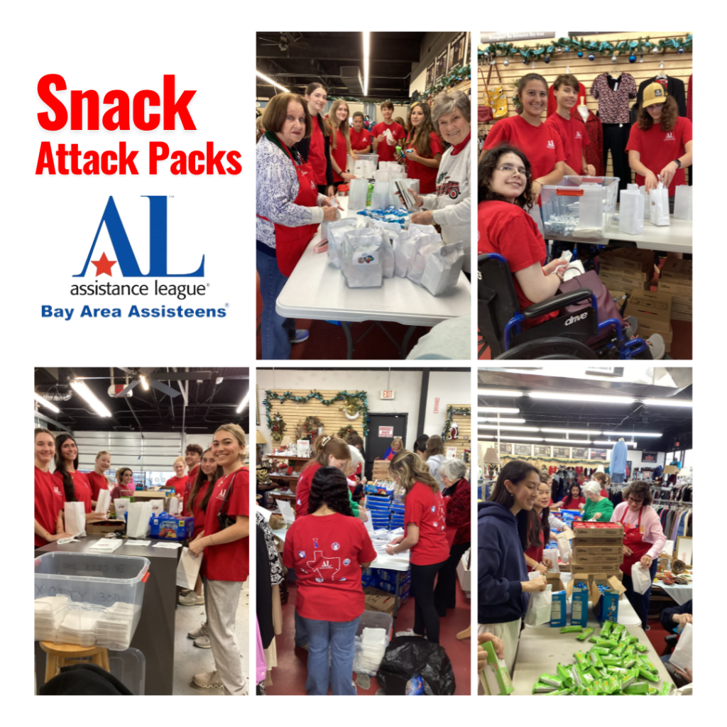 Assisteens Support the Chapter with Snack Attack Packs Throughout the School Year