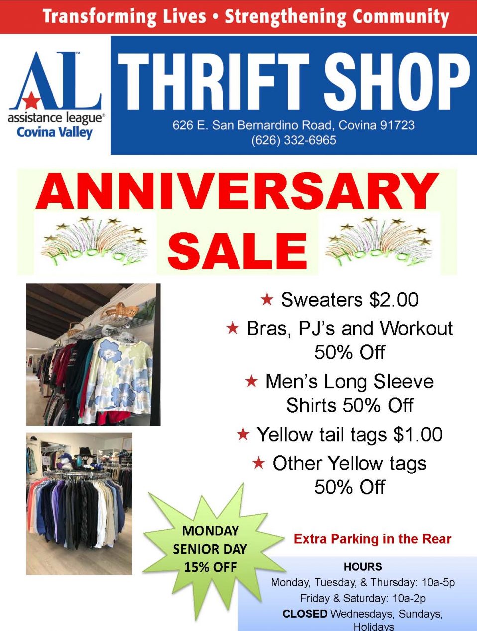 Thrift Shop | Assistance League of Covina Valley