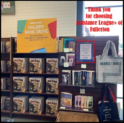 Thank You Barnes Noble Assistance League Of Fullerton