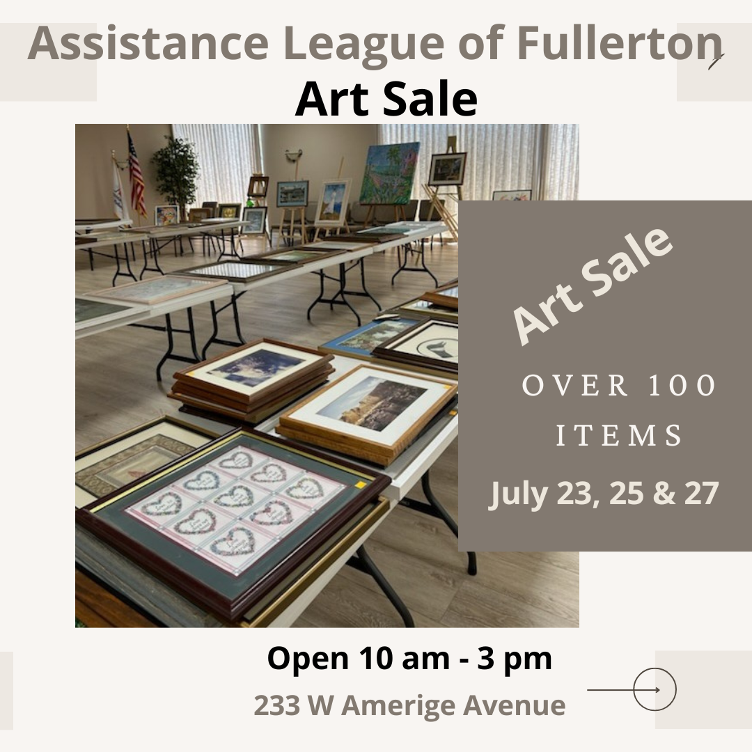 Art Sale Starts July 23