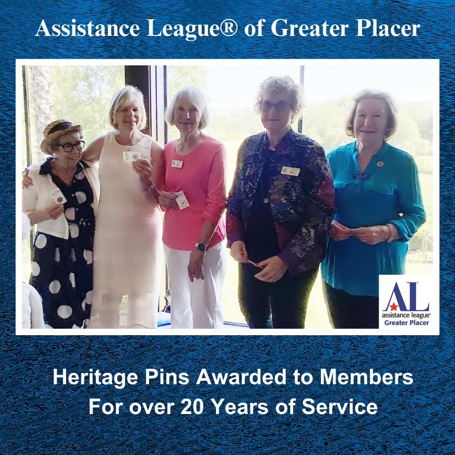 Heritage Members Awarded Pins
