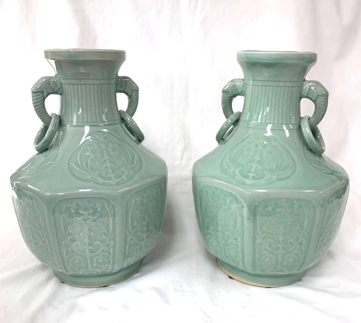 Celadon Porcelain Vases