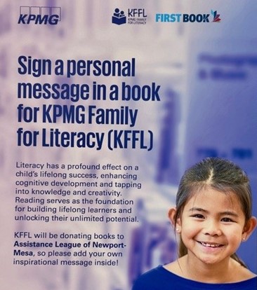 KMPG Family for Literacy Book Donation