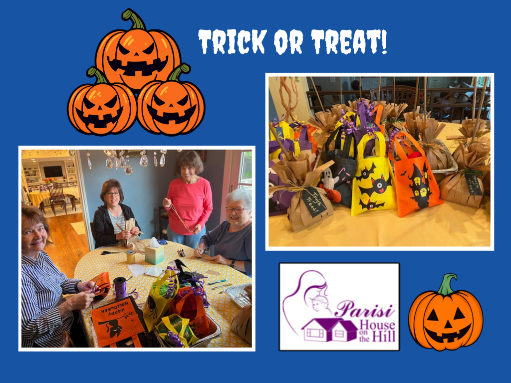 Halloween Trick or Treat Bags for Parisi House Assistance League