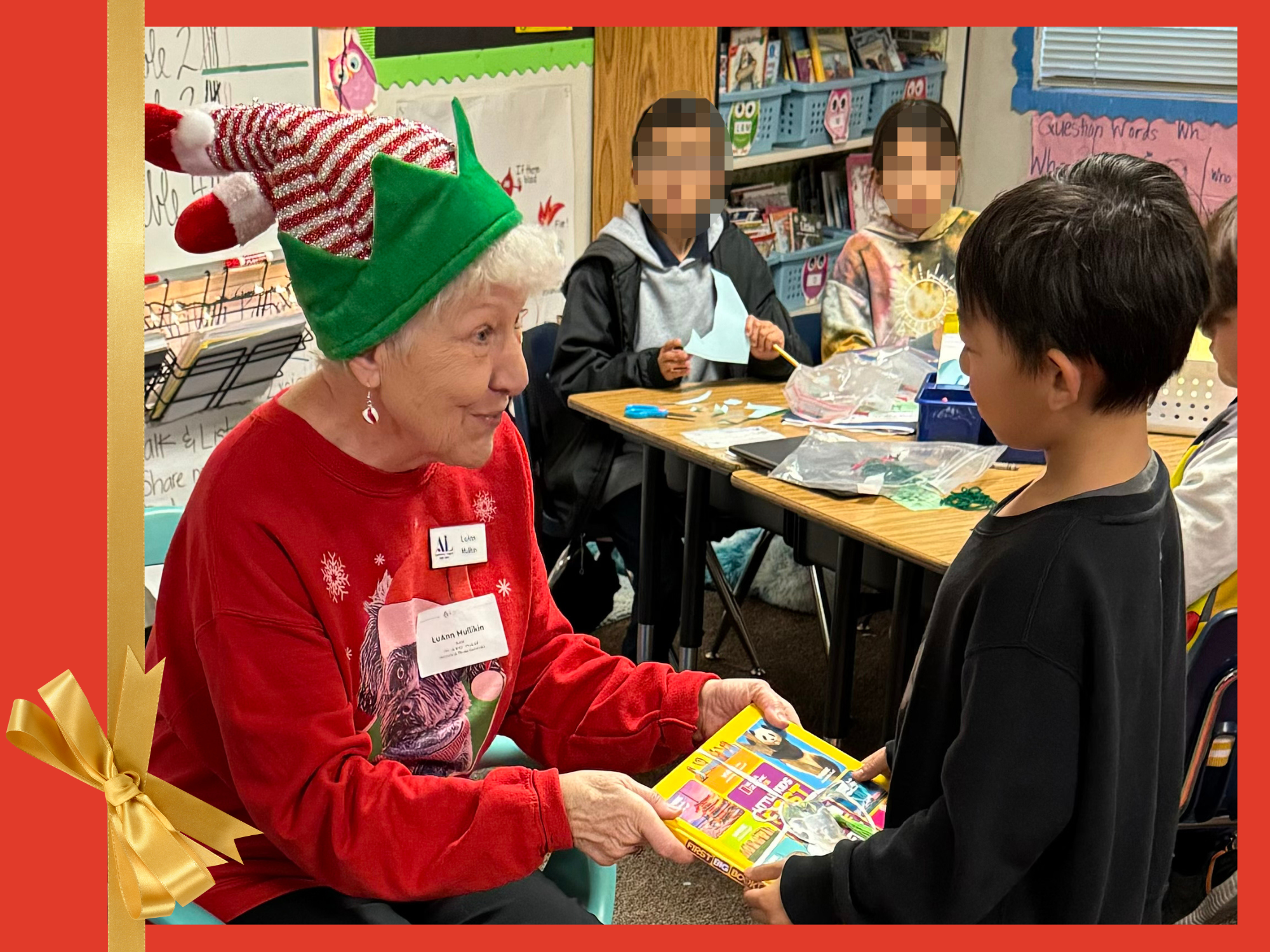 Readers Are Leaders Gifted Books to Students for the Holidays