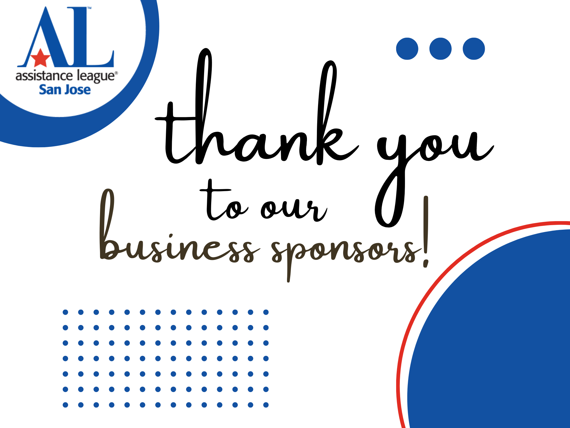 Thank You to Our Business Sponsors