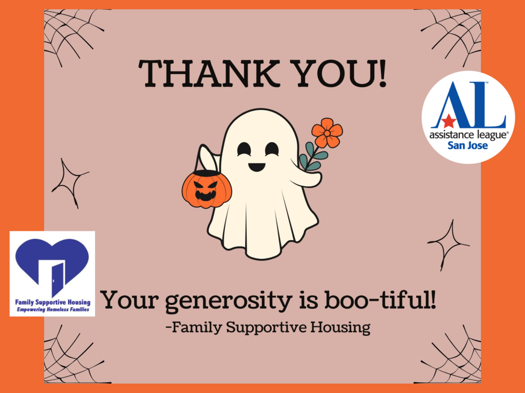 Thank You! Your generosity is b00-tiful - Family Supportive Housing