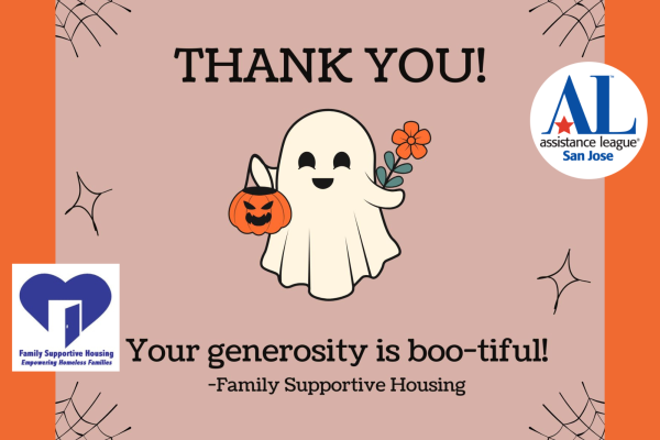 Thank You! Your generosity is b00-tiful - Family Supportive Housing