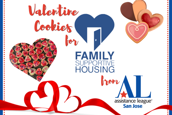 Valentine Cookies for Family Supportive Housing from AL of San Jose