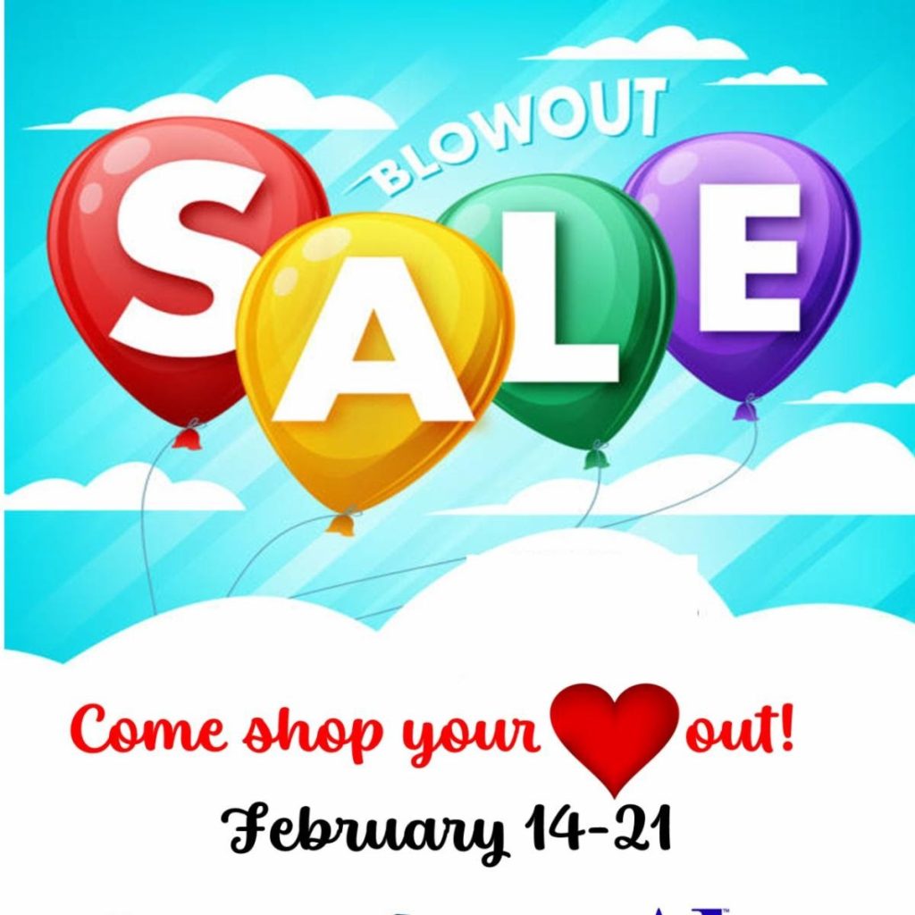 Sidewalk Sale (February 14-21)